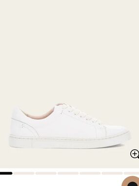Frye White Ivy Low Lace Sneakers